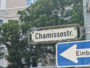 Chamissostraße (Straßenschild)