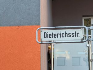 Dieterichsstraße (Straßenschild)