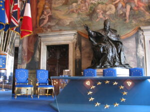 In diesem Saal wurde die EU-Verfassung in Rom unterzeichnet wurde