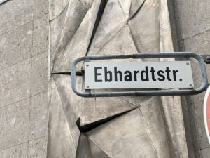 Ebhardtstraße (Straßenschild)