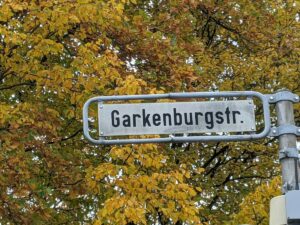 Garkenburgstraße (Straßenschild)