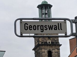 Georgswall (Straßenschild)