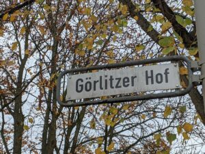 Görlitzer Hof (Straßenschild)