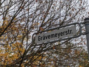 Grävemeyerstraße (Straßenschild)