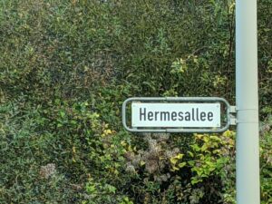 Hermesallee (Straßenschild)