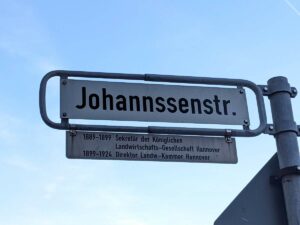Johannssenstraße (Straßenschild)