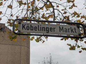Köbelinger Markt (Straßenschild)