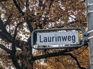 Laurinweg (Straßenschild)