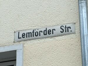 Lemförder Straße (Straßenschild)