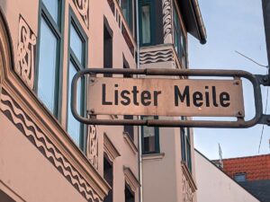 Lister Meile (Straßenschild)