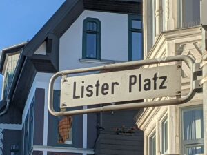 Lister Platz (Straßenschild)