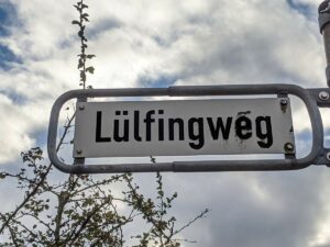 Lülfingweg (Straßenschild)