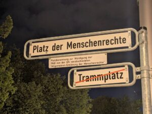 Platz der Menschenrechte (Trammplatz)