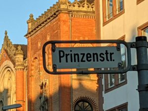 Prinzenstraße (Straßenschild)
