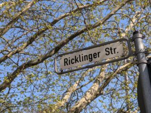Ricklinger Straße (Straßenschild)