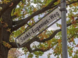 Sankt-Eugenius-Weg (Straßenschild)