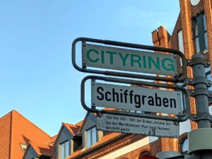 Schiffgraben (Straßenschild)