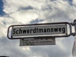 Schwerdtmannweg (Straßenschild)