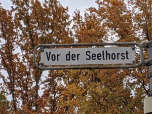 Vor der Seelhorst (Straßenschild)
