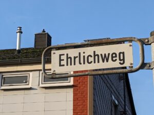 Ehrlichweg (Straßenschild)