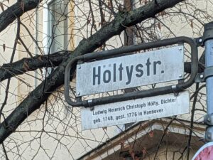 Höltystraße (Straßenschild)