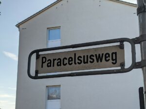 Paracelsusweg (Straßenschild)