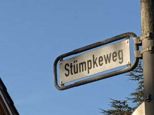 Stümpkeweg (Straßenschild)