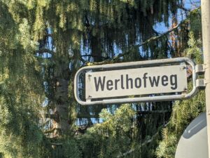 Werlhofweg (Straßenschild)