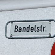 Bandelstraße (Straßenschild)