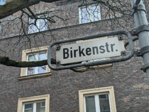 Birkenstraße (Straßenschild)