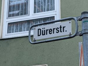 Dürerstraße (Straßenschild)