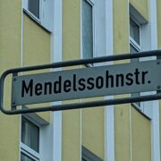 Mendelssohnstraße (Straßenschild)