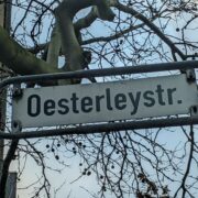 Oesterleystraße (Straßenschild)