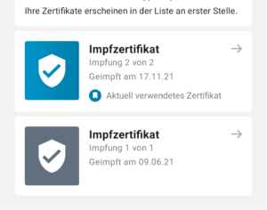Impfstatus