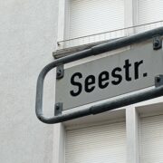 Seestraße (Straßenschild)