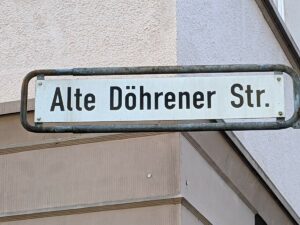 Alte Döhrener Straße (Straßenschild)