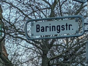 Baringstraße (Straßenschild)