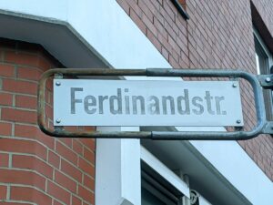 Ferdinandstraße (Straßenschild)