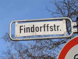 Findorffstraße (Straßenschild)