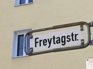 Freytagstraße (Straßenschild)