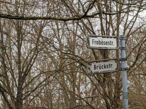Frobösestraße (Straßenschild)