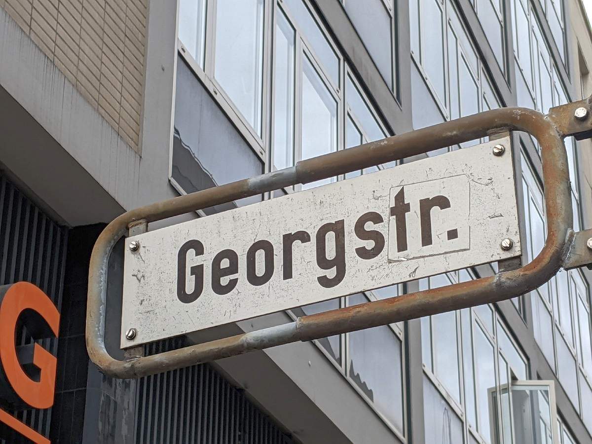 Georgstraße (Straßenschild)