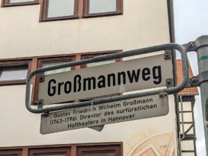 Großmannweg (Straßenschild)