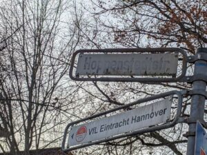 Hoppenstedtstraße (Straßenschild)