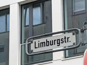 Limburgstraße (Straßenschild)