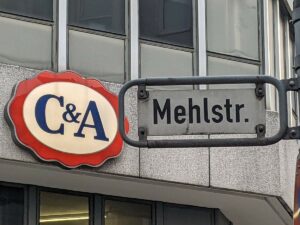 Mehlstraße (Straßenschild)