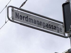 Nordmannpassage (Straßenschild)
