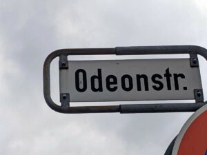 Odeonstraße (Straßenschild)