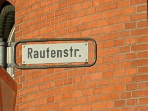 Rautenstraße (Straßenschild)