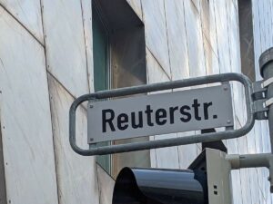 Reuterstraße (Straßenschild)